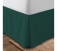 Utopia Bedding Queen Bed Skirt - Soft Quadruple Pleated Ruffle - Easy Fit with 16 Inch Tailored Drop - Hotel Quality, Shrinkage and Fade Resistant (Queen, Emerald)