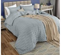 Utopia Bedding Queen Comforter Set Arrow White, Printed Comforters Queen Size, 3 Piece Lightweight All Season Down Alternative Bedding Set with 1 Comforter (88 x 88 In) and 2 Pillow Shams (20 x 26 In)