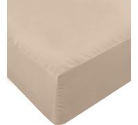 Utopia Bedding Queen Fitted Sheet - Bottom Sheet - Deep Pocket - Soft Microfiber - Shrinkage and Fade Resistant - Easy Care -1 Fitted Sheet Only (Beige)