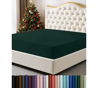 Utopia Bedding Queen Fitted Sheet - Bottom Sheet - Deep Pocket - Soft Microfiber - Shrinkage and Fade Resistant - Easy Care -1 Fitted Sheet Only (Emerald)