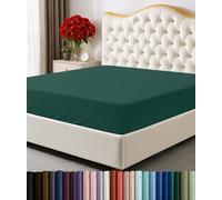 Utopia Bedding Queen Fitted Sheet - Bottom Sheet - Deep Pocket - Soft Microfiber - Shrinkage and Fade Resistant - Easy Care -1 Fitted Sheet Only (Emerald)