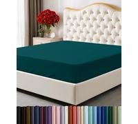 Utopia Bedding Queen Fitted Sheet - Bottom Sheet - Deep Pocket - Soft Microfiber -Shrinkage and Fade Resistant-Easy Care -1 Fitted Sheet Only (Teal)