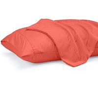 Utopia Bedding Queen Pillow Cases - 2 Pack - Envelope Closure - Soft Brushed Microfiber Fabric - Shrinkage and Fade Resistant Pillow Covers 20 X 30 Inches (Queen, Coral)