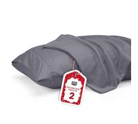 Utopia Bedding Queen Pillow Cases - 2 Pack - Envelope Closure - Soft Brushed Microfiber Fabric - Shrinkage and Fade Resistant Pillow Covers 20 X 30 Inches (Queen, Grey)