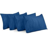 Utopia Bedding Queen Pillow Cases - 4 Pack - Envelope Closure - Soft Brushed Microfiber Fabric - Shrinkage and Fade Resistant Pillow Covers Queen Size 20 X 30 Inches (Dusk Blue)