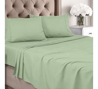 Utopia Bedding Queen Sheet Set - Brushed Microfiber - Soft Bed Sheets for Queen Size Bed Set - Includes 1 Fitted, 1 Flat, & 2 Pillow Cases - Deep Pocket (Sage)