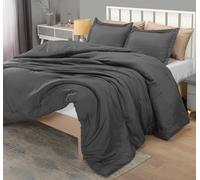 Utopia Bedding Queen Size Comforter Set with 2 Pillow Shams - Bedding Comforter Sets - Down Alternative Grey Comforter - Soft and Comfortable - Machine Washable