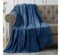 Utopia Bedding Royal Blue Fleece Blanket [Throw - 152 x 127 cm] Soft Cosy fluffy 300 GSM Blankets for Bed, Sofa & Couches