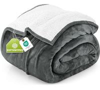 Utopia Bedding Sherpa Fleece Reversible Blanket