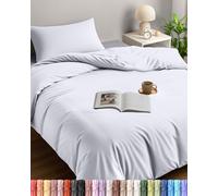 Utopia Bedding Single Duvet Cover Set with 1 Pillowcase 50x75 cm, White