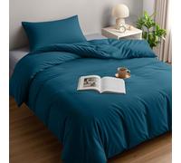Utopia Bedding Single Duvet Cover Sets - Soft Microfibre Polyester Duvet Cover with Pillow case - Bedding Quilt Cover Set (Denim Blue)