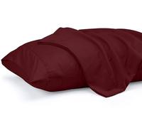 Utopia Bedding Standard Pillow Cases - 2 Pack - Envelope Closure - Soft Brushed Microfiber Fabric - Shrinkage and Fade Resistant Pillow Covers 20 X 26 Inches (Standard, Burgundy)