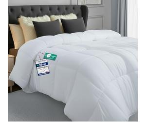 Utopia Bedding Super King Duvet - 4.5 Tog Lightweight Coverless All Season Duvet, Soft Breathable Microfiber with Box Stitching, 220x260 cm (White)