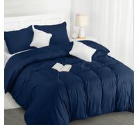 Utopia Bedding Super King Size Duvet Cover Sets - Soft Microfiber Duvet Cover with Pillow cases - Bedding Quilt Cover Set (Navy)