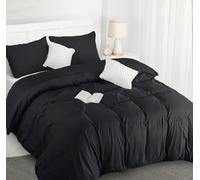 Utopia Bedding Super King Size Duvet Cover Sets - Soft Microfiber Duvet Cover with Pillow cases - Bedding Quilt Cover Set (Black)