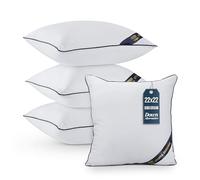 Utopia Bedding Throw Pillow Inserts (Pack of 4, White), 22 x 22 Inches Decorative Indoor Pillows for Sofa, Bed, Couch, Cushion Sham Stuffer