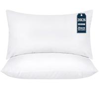 Utopia Bedding Throw Pillows Insert (Pack of 2, White) - 20 x 26 Inches Bed and Couch Pillows - Indoor Decorative Pillows