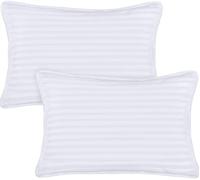 Utopia Bedding Toddler Pillow 2 Pack, 14 x 19 Small Pillow for Kids, Cotton Blend Shell with Polyester Filling, Kids Pillows for Sleeping, White