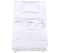 Utopia Bedding Twin Bed Sheets Set - 3 Piece Bedding - Brushed Microfiber - Shrinkage and Fade Resistant - Easy Care (Twin, White)