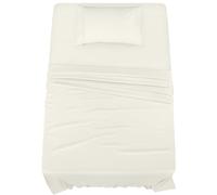 Utopia Bedding Twin Bed Sheets Set - 3 Piece Bedding - Brushed Microfiber - Shrinkage and Fade Resistant - Easy Care (Twin, Ivory)