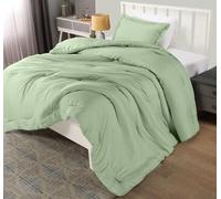 Utopia Bedding Twin Comforter Set Sage Green, Comforters Twin Size 2 Pieces Bedding Comforters Sets, Down Alternative Soft Bed Set, 1 Comforter (64 x 88 inches) 1 Pillow Sham (20 x 26 inches)