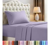 Utopia Bedding Twin Bed Sheets Set - 3 Piece Bedding - Brushed Microfiber - Shrinkage and Fade Resistant - Easy Care (Twin, Lavender)