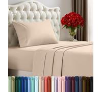 Utopia Bedding Twin XL Bed Sheets Set - 3 Piece Bedding - Brushed Microfiber - Shrinkage and Fade Resistant - Easy Care (Twin XL, Beige)