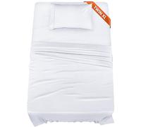 Utopia Bedding Twin XL Sheets - 3 Piece Bedding - Brushed Microfiber - Shrinkage and Fade Resistant - Easy Care (Twin XL, White)