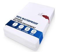 Utopia Bedding Waterproof Mattress Encasement Super King Size (180 x 200 x 30 cm), Zippered Mattress Protector Cover, Bed Bug & Dust Mite Proof, White