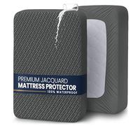 Utopia Bedding Waterproof Mattress Protector California King Size (Gray), Premium 3D Air Soft Fabric Mattress Cover, Fits 17 Inches Deep, Breathable, Fitted Style with Stretchable Pockets