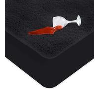 Utopia Bedding Waterproof Mattress Protector King Bed 150 x 200 cm Black, Fits Up to 40 cm Deep Mattresses, Premium Terry King Mattress Protector, All Around Elastic, Mattress Cover