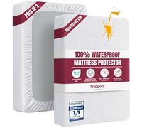Utopia Bedding Waterproof Mattress Protector Single Bed 90 x 190 cm (Pack of 2), Fits Up to 40 cm Deep Mattresses, Premium Terry Single Mattress Protector, All Around Elastic, Single Mattress Cover