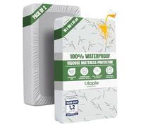 Utopia Bedding Waterproof Mattress Protector, Single Bed Size 90 x 190 x 30 cm (Pack of 2), Premium Mattress Cover, OEKO-Tex Certified, Breathable and Machine Washable