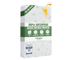 Utopia Bedding Waterproof Mattress Protector, Super King Bed Size 180 x 200 x 30 cm, Premium Mattress Cover, OEKO-Tex Certified, Breathable and Machine Washable