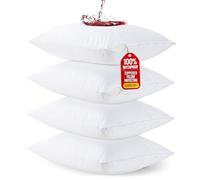 Utopia Bedding Waterproof Zippered Pillow Protectors (Size - 40 x 60 cm) - Pack of 4 - Anti Bed Bug and Dust Mite Proof Pillow Encasement