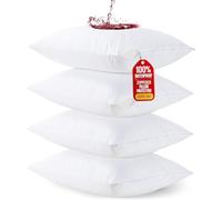 Utopia Bedding Waterproof Zippered Pillow Protectors (Standard Size - 50 x 75 cm) - Pack of 4 - Anti Bed Bug and Dust Mite Proof Pillow Encasement