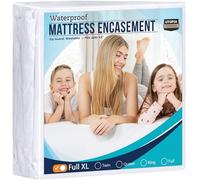 Utopia Bedding Zippered Mattress Encasement Full XL - 100% Waterproof and Bed Bug Proof Mattress Protector - Absorbent, Six-Sided Mattress Cover