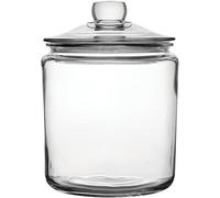 Utopia Biscotti Jars Large 3.8ltr - Case of 6 | Food Storage Jars, Glass Jars, Push Top Jars