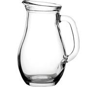Utopia Bistro Jugs 1 Litre/35.25 oz (Pack of 6), Clear Glass, Cocktail Pitcher, Juice Jug, Water Jug, Soft Drink Pitcher, Professional & Home Use, E069