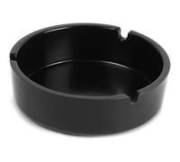 Utopia Black Melamine Ashtray - Durable Break-Resistant Table Ashtray for Bars, Pubs & Outdoor Smoking Areas - Professional Hospitality Ash Tray (Single)