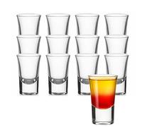 Utopia Boston Shot ,Red,1.2oz (3cl), 70mm (Pack of 12)