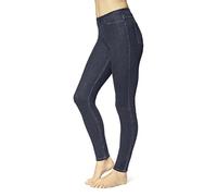 UTOPIA By HUE Women's Denim Leggings Jeans, Midnight, M