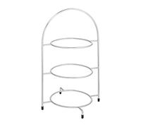 Utopia Chrome Three Tier Cake Stand 240mm - DY297