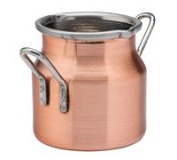 Utopia Copper Milk Churn 2.5oz / 70ml - Set of 6 - Milk Server, Sauce Ramekin, Tableware