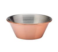 Utopia Copper Ramekin 1.5oz / 45ml - Case of 24 - Copper Sauce Pot Tableware