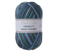 Utopia Crafts Aran Ombre Multicolour Knitting and Crochet Yarn, 300g - 600m (010)