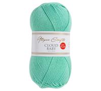 Utopia Crafts Cloud Baby Anti-Pilling Hypoallergenic Soft Acrylic DK Yarn for Knitting and Crochet 100g (Sea Foam Green)