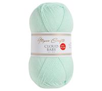 Utopia Crafts Cloud Baby Anti-Pilling Hypoallergenic Soft Acrylic DK Yarn for Knitting and Crochet 100g (Baby Mint)