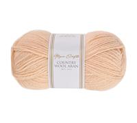 Utopia Crafts Country Wool Blend Aran Yarn for Knitting and Crochet 100g (1, Apricot Cream)