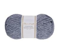 Utopia Crafts Country Wool Blend Aran Yarn for Knitting and Crochet 100g (1, Denim Blue)